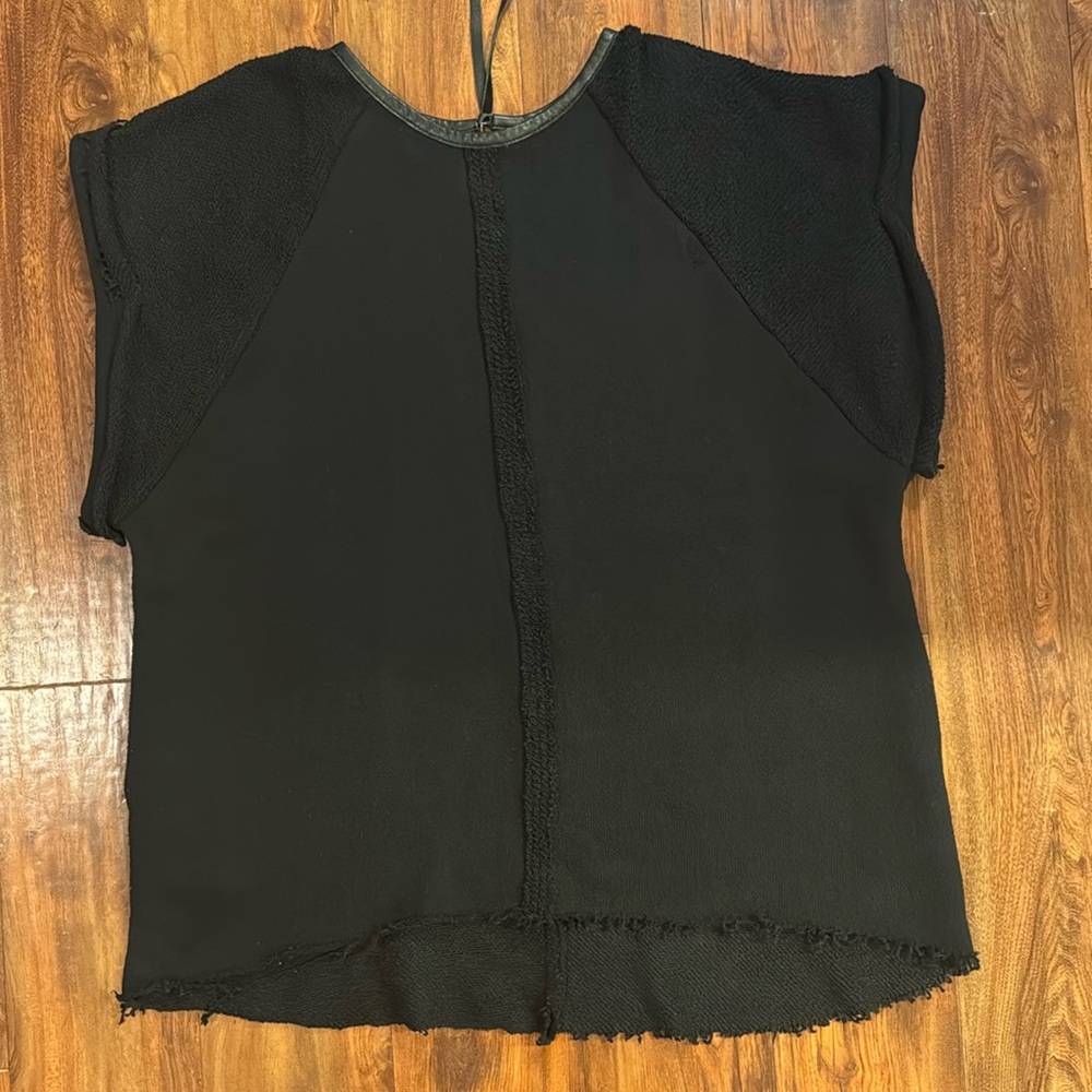 Mary Rich black long T-shirt sweater